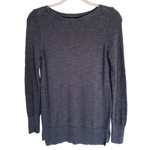 Loft Gauze Knit Tunic Sweater Pullover